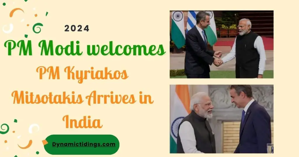 PM Kyriakos Mitsotakis Arrives in India