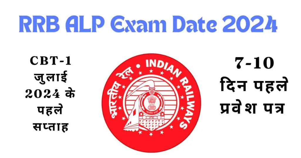 RRB ALP Exam Date 2024